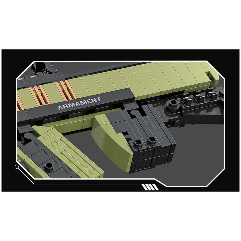 JIESTAR 92409 non  GUNFIRE GLORY SÚNG TRƯỜNG TẬP HỢP LOẠI 88 12 TỔ bộ đồ chơi xếp lắp ráp ghép mô hình 441 khối