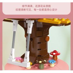 JIESTAR 58026 non  NGÔI NHÀ TRÊN CÂY LÃNG MẠN bộ đồ chơi xếp lắp ráp ghép mô hình Girl Con Gái 628 khối