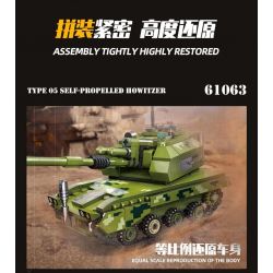 JIESTAR 61063 non  PHÁO TỰ HÀNH TYPE 05 bộ đồ chơi xếp lắp ráp ghép mô hình Military Army TYPE 05 SELF-PROPELLD HOWITZER Quân Sự Bộ Đội 361 khối