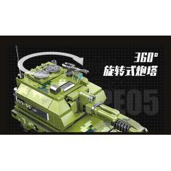 JIESTAR 61063 non  PHÁO TỰ HÀNH TYPE 05 bộ đồ chơi xếp lắp ráp ghép mô hình Military Army TYPE 05 SELF-PROPELLD HOWITZER Quân Sự Bộ Đội 361 khối