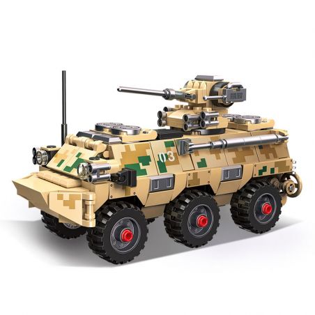 JIESTAR 61060 non  XE CHIẾN ĐẤU BỘ BINH KIỂU 92 bộ đồ chơi xếp lắp ráp ghép mô hình Military Army TYPE 92 INFANTRY FIGHTING VEHICLE Quân Sự Bộ Đội 336 khối