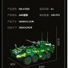 JIESTAR 61058 non  XE CHIẾN ĐẤU BỘ BINH LOẠI 09 BÁNH 8X8 bộ đồ chơi xếp lắp ráp ghép mô hình Military Army TYPE 09 INFANTRY FIGHTING VEHICLE Quân Sự Bộ Đội 320 khối