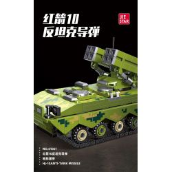 JIESTAR 61061 non  TÊN LỬA CHỐNG TĂNG RED ARROW 10 bộ đồ chơi xếp lắp ráp ghép mô hình Military Army HJ-10 ANTI-TANK MISSILE Quân Sự Bộ Đội 357 khối