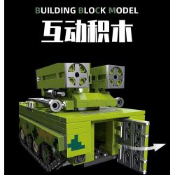 JIESTAR 61061 non  TÊN LỬA CHỐNG TĂNG RED ARROW 10 bộ đồ chơi xếp lắp ráp ghép mô hình Military Army HJ-10 ANTI-TANK MISSILE Quân Sự Bộ Đội 357 khối