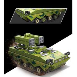 JIESTAR 61061 non  TÊN LỬA CHỐNG TĂNG RED ARROW 10 bộ đồ chơi xếp lắp ráp ghép mô hình Military Army HJ-10 ANTI-TANK MISSILE Quân Sự Bộ Đội 357 khối