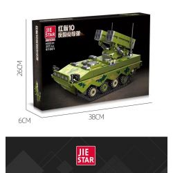 JIESTAR 61061 non  TÊN LỬA CHỐNG TĂNG RED ARROW 10 bộ đồ chơi xếp lắp ráp ghép mô hình Military Army HJ-10 ANTI-TANK MISSILE Quân Sự Bộ Đội 357 khối