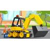 JIESTAR 51015 non  XE XÂY DỰNG UNIVERSAL CITY MÁY XÚC bộ đồ chơi xếp lắp ráp ghép mô hình MACHINESHOP TRUCK EXCAVATOR Thành Phố 86 khối