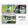 JIESTAR 55007 non  THÀNH PHỐ TOÀN CẦU XE BUÝT bộ đồ chơi xếp lắp ráp ghép mô hình City GLOBAL CITY BUS 385 khối