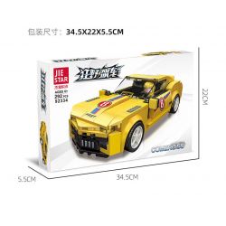 JIESTAR 92334 non  NHỰA ĐƯỜNG CHEVROLET CAMARO SS bộ đồ chơi xếp lắp ráp ghép mô hình Racers Đua Tốc Độ 292 khối