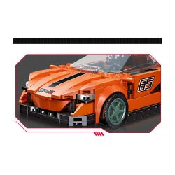 JIESTAR 92332 non  ĐƯỜNG NHỰA MCLAREN 570S bộ đồ chơi xếp lắp ráp ghép mô hình Racers Đua Tốc Độ 288 khối