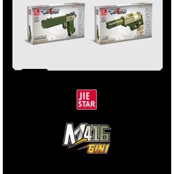 JIESTAR 92408 non  SÚNG TRƯỜNG M416 TỔ HỢP tỷ lệ 1:14 bộ đồ chơi xếp lắp ráp ghép mô hình Gun 661 khối