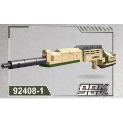 JIESTAR 92408 non  SÚNG TRƯỜNG M416 TỔ HỢP tỷ lệ 1:14 bộ đồ chơi xếp lắp ráp ghép mô hình Gun 661 khối