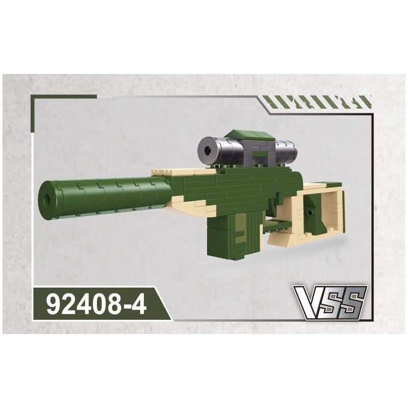 JIESTAR 92408 non  SÚNG TRƯỜNG M416 TỔ HỢP tỷ lệ 1:14 bộ đồ chơi xếp lắp ráp ghép mô hình Gun 661 khối