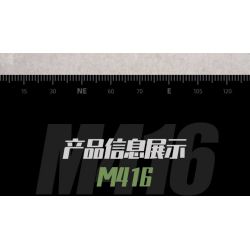 JIESTAR 92408 non  SÚNG TRƯỜNG M416 TỔ HỢP tỷ lệ 1:14 bộ đồ chơi xếp lắp ráp ghép mô hình Gun 661 khối