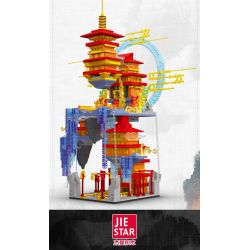 JIESTAR 3611 non  ĐẢO BỒNG LAI bộ đồ chơi xếp lắp ráp ghép mô hình 1134 khối