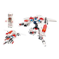 JIESTAR 67013 non  BÌNH MINH BẤT TẬN CORONA MECHA bộ đồ chơi xếp lắp ráp ghép mô hình 266 khối