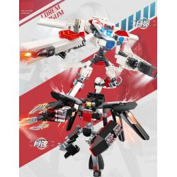 JIESTAR 67013 non  BÌNH MINH BẤT TẬN CORONA MECHA bộ đồ chơi xếp lắp ráp ghép mô hình 266 khối