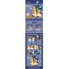 INBRIXX 890404 non  RILAKKUMA DU HÀNH TRONG KHÔNG GIAN bộ đồ chơi xếp lắp ráp ghép mô hình