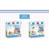 INBRIXX 890403 non  RILAKKUMA CHUYẾN DU LỊCH NƯỚC PHÁP LÃNG MẠN bộ đồ chơi xếp lắp ráp ghép mô hình