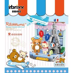INBRIXX 890403 non  RILAKKUMA CHUYẾN DU LỊCH NƯỚC PHÁP LÃNG MẠN bộ đồ chơi xếp lắp ráp ghép mô hình