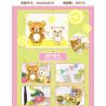 INBRIXX 890402 non  RILAKKUMA CHUYẾN DÃ NGOẠI VUI VẺ bộ đồ chơi xếp lắp ráp ghép mô hình RILAKKUMA HAPPY HOLIDAY PICNIC