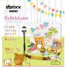 INBRIXX 890402 non  RILAKKUMA CHUYẾN DÃ NGOẠI VUI VẺ bộ đồ chơi xếp lắp ráp ghép mô hình RILAKKUMA HAPPY HOLIDAY PICNIC