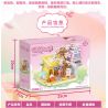 WELEMAGINATION 2135 non  HOA ANH ĐÀO ĐƯỜNG SẮT CAO TỐC bộ đồ chơi xếp lắp ráp ghép mô hình Girl CHERRY BLOSSOM SEASON Con Gái 596 khối