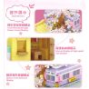 WELEMAGINATION 2135 non  HOA ANH ĐÀO ĐƯỜNG SẮT CAO TỐC bộ đồ chơi xếp lắp ráp ghép mô hình Girl CHERRY BLOSSOM SEASON Con Gái 596 khối