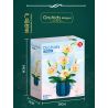 WELEMAGINATION 2139 non  HOA LAN VÀNG THƠM bộ đồ chơi xếp lắp ráp ghép mô hình Flowers ORCHIDS ELEGANT 606 khối