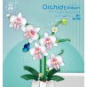WELEMAGINATION 2138 non  LAN TẤN QUÝ PHU bộ đồ chơi xếp lắp ráp ghép mô hình Flowers ORCHIDS ELEGANT Hoa 616 khối