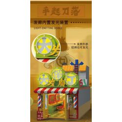 BALODY 21109 non  SÁT THỦ WU LIUQI TIỆM TÓC DA BẢO ĐỊNH bộ đồ chơi xếp lắp ráp ghép mô hình Movie & Game Phim Và Trò Chơi 2324 khối