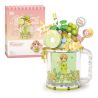 LOZ 4205 non  CỐC CÁT LÚN KEM NẮNG XANH bộ đồ chơi xếp lắp ráp ghép mô hình SWEET QUICKSAND CUP 252 khối