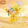 LOZ 4204 non  CỐC CÁT LÚN KEM CHANH CHUA bộ đồ chơi xếp lắp ráp ghép mô hình SWEET QUICKSAND CUP 236 khối