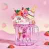 LOZ 4201 non  CỐC CÁT LÚN KEM PHÔ MAI BERRY bộ đồ chơi xếp lắp ráp ghép mô hình SWEET QUICKSAND CUP 235 khối