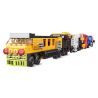 WOMA C0328 0328 non  TÀU THÀNH PHỐ 16 TỔ HỢP bộ đồ chơi xếp lắp ráp ghép mô hình Creator URBAN TRAIN Sáng Tạo 710 khối