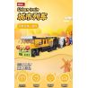 WOMA C0328 0328 non  TÀU THÀNH PHỐ 16 TỔ HỢP bộ đồ chơi xếp lắp ráp ghép mô hình Creator URBAN TRAIN Sáng Tạo 710 khối