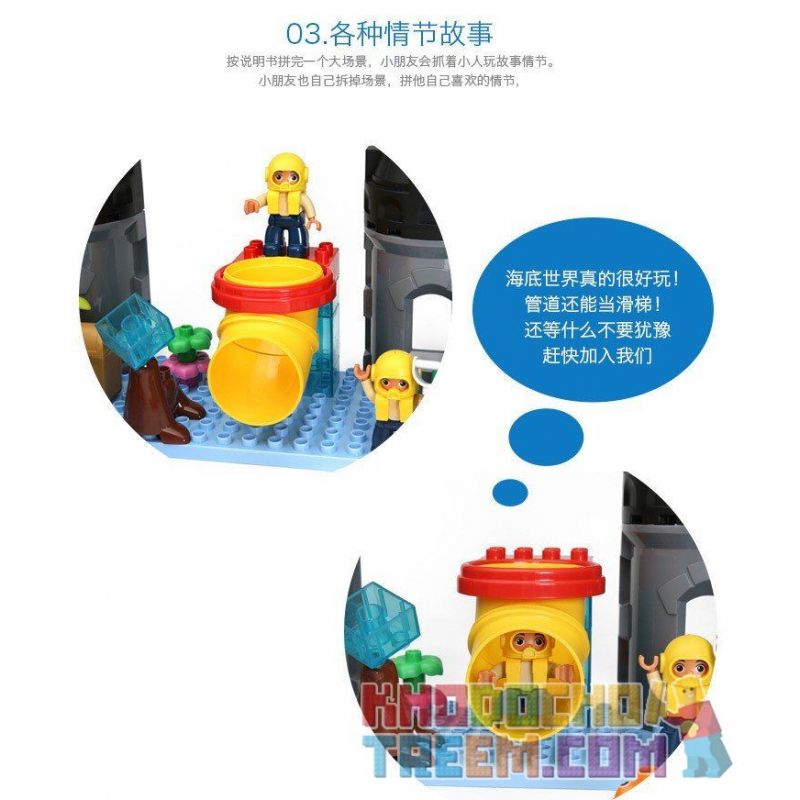 HYSTOYS HONGYUANSHENG AOLEDUOTOYS HG-1450 1450 HG1450 Xếp hình kiểu    Arctic Lâu đài Thủy Cung 41 khối HYSTOYS HONGYUANSHENG AOLEDUOTOYS HG-1450 1450 HG1450 Xếp hình kiểu    Arctic Lâu đài Thủy Cung 41 khối