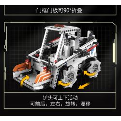 KAIYU KEEYEE WORLD K96136 96136 non  THE WANDERING EARTH 2 BENBEN CHÚ CHÓ ROBOT CHIẾN ĐẤU CÓ THỂ THAY ĐỔI bộ đồ chơi xếp lắp ráp ghép mô hình SCIENCE ROBOTIC DOG Lưu Lạc Địa Cầu 730 khối