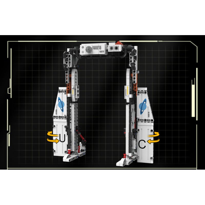 KAIYU KEEYEE WORLD K96136 96136 non  THE WANDERING EARTH 2 BENBEN CHÚ CHÓ ROBOT CHIẾN ĐẤU CÓ THỂ THAY ĐỔI bộ đồ chơi xếp lắp ráp ghép mô hình SCIENCE ROBOTIC DOG Lưu Lạc Địa Cầu 730 khối