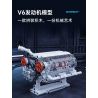ONEBOT MITU MI OBTEM03AIQI 03AIQI non  MẪU ĐỘNG CƠ V6 bộ đồ chơi xếp lắp ráp ghép mô hình  Kỹ Thuật Công Nghệ Cao Mô Hình Phương Tiện