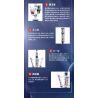 TOP TOY TC1402 1402 non  HÀNG KHÔNG VŨ TRỤ TRUNG QUỐC PHƯƠNG TIỆN PHÓNG LONG MARCH 2F bộ đồ chơi xếp lắp ráp ghép mô hình Space CZ92F Thám Hiểm Không Gian 1200 khối