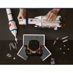 TOP TOY TC1402 1402 non  HÀNG KHÔNG VŨ TRỤ TRUNG QUỐC PHƯƠNG TIỆN PHÓNG LONG MARCH 2F bộ đồ chơi xếp lắp ráp ghép mô hình Space CZ92F Thám Hiểm Không Gian 1200 khối