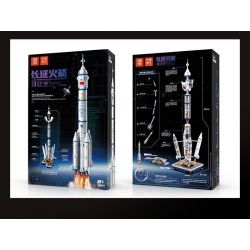 TOP TOY TC1402 1402 non  HÀNG KHÔNG VŨ TRỤ TRUNG QUỐC PHƯƠNG TIỆN PHÓNG LONG MARCH 2F bộ đồ chơi xếp lắp ráp ghép mô hình Space CZ92F Thám Hiểm Không Gian 1200 khối