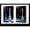 TOP TOY TC1402 1402 non  HÀNG KHÔNG VŨ TRỤ TRUNG QUỐC PHƯƠNG TIỆN PHÓNG LONG MARCH 2F bộ đồ chơi xếp lắp ráp ghép mô hình Space CZ92F Thám Hiểm Không Gian 1200 khối