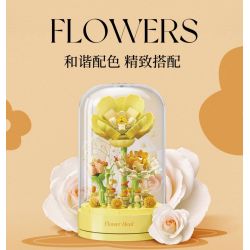 TOP TOY TC1116 1116 non  HỘP NHẠC HOA TÌNH YÊU THỨC TỈNH bộ đồ chơi xếp lắp ráp ghép mô hình Flowers AWAKENING LOVE