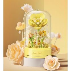 TOP TOY TC1115 1115 non  HỘP NHẠC HOA NHỮNG NGÔI SAO LÃNG MẠN bộ đồ chơi xếp lắp ráp ghép mô hình Flowers ROMANTIC STAR