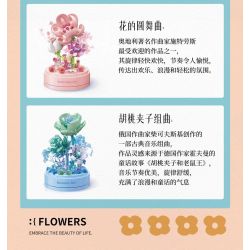 TOP TOY TC1114 1114 non  HỘP NHẠC HOA CHỮA BỆNH LẠ MẮT bộ đồ chơi xếp lắp ráp ghép mô hình Flowers FLOWER HEAL