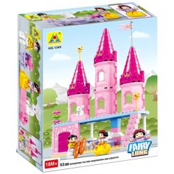 NOT Lego Duplo DUPLO 6152 Snow White's Cottage, HYSTOYS HONGYUANSHENG AOLEDUOTOYS  HG-1345 1345 HG1345 Xếp hình lâu đài của Bạch Tuyết 52 khối