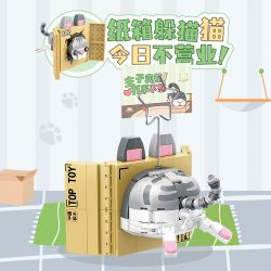 TOP TOY TC1312 1312 non  NGƯỜI GIỮ TỜ TIỀN DỄ THƯƠNG Ở MÔNG HỘP BÌA CỨNG Ú ÒA bộ đồ chơi xếp lắp ráp ghép mô hình