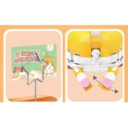 TOP TOY TC1312 1312 non  NGƯỜI GIỮ TỜ TIỀN DỄ THƯƠNG Ở MÔNG HỘP BÌA CỨNG Ú ÒA bộ đồ chơi xếp lắp ráp ghép mô hình